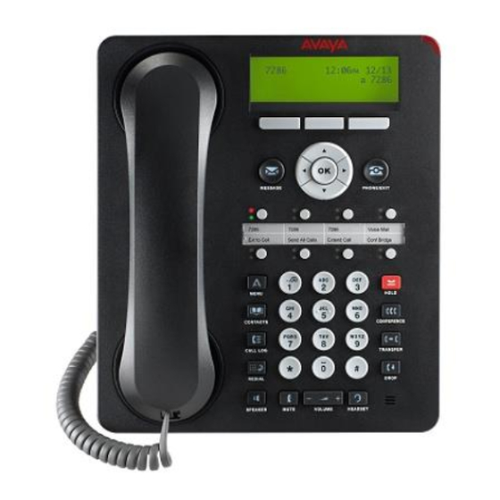 Avaya 1608 IP Users Manual And Quick Reference