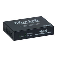 Muxlab 500454-POE Quick Installation Manual