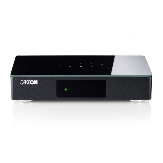Canton Smart Connect 5.1 Short Manual