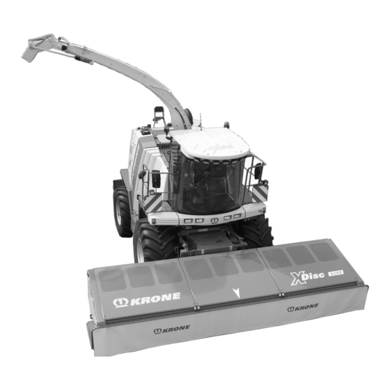 Krone X-Disc 6200 Original Operating Instructions