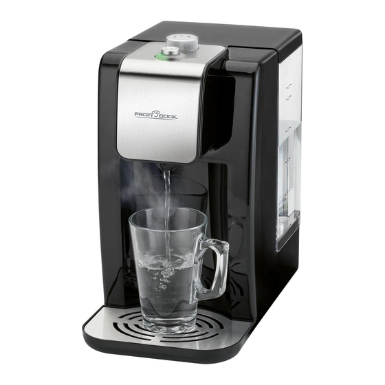Profi Cook PC-HWS 1168 Instruction Manual