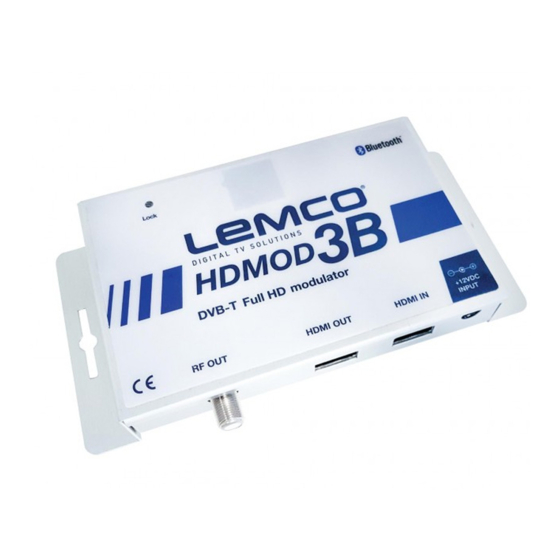 Lemco HDMOD-3B Operation Manual