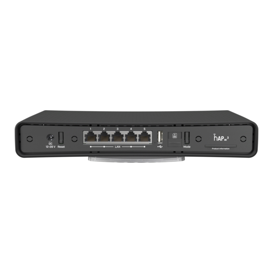 MikroTik RBD53GR-5HacD2HnD Quick Manual
