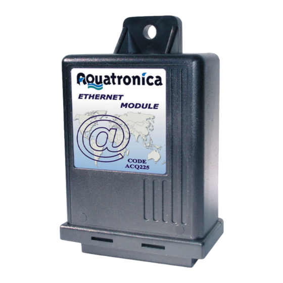 Aquatronica ACQ225 Quick Start