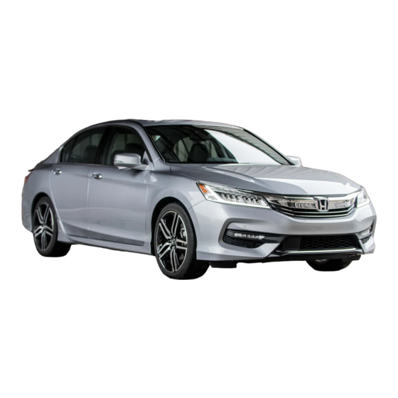 Honda Accord 2017 Owner's Manual