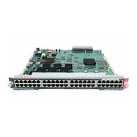 Cisco WS-X6148-GE-TX - Switch Hardware Installation Manual