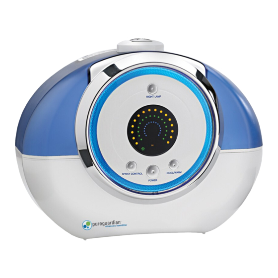 pureguardian H1600 Use & Care Instructions Manual