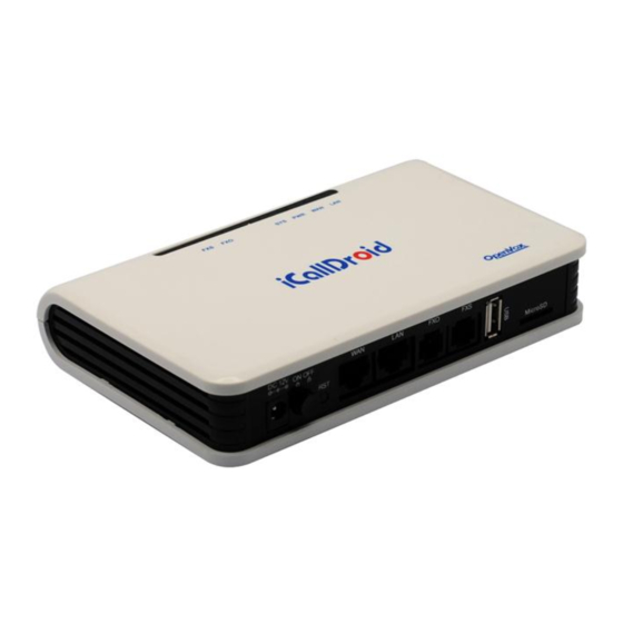 OpenVox iCallDroid IP PBX Manuals