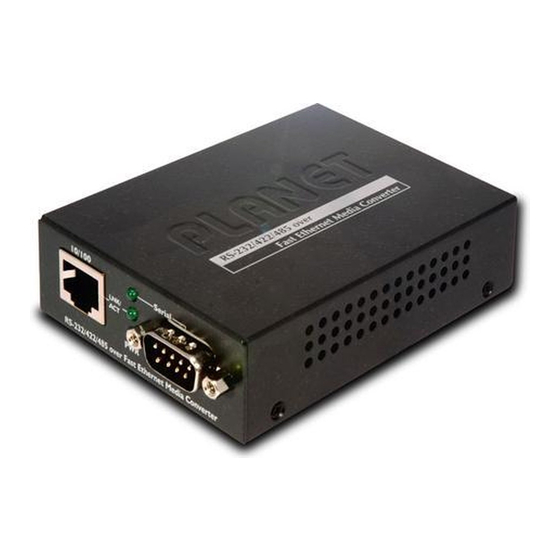 Planet ICS-100 User Manual