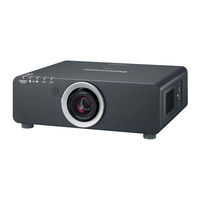 Panasonic PT-DW6300UK - WXGA DLP Projector 720p Functional Instructions