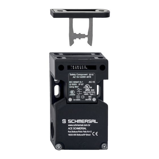 schmersal AZ 16ZI Operating Instructions Manual