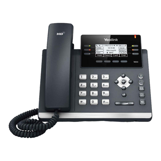 Yealink T41P Setup And User Manual