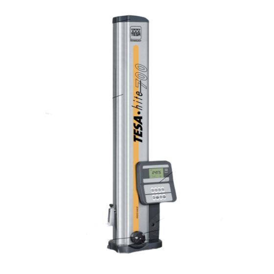 TESA TESA-hite 400 Manuals