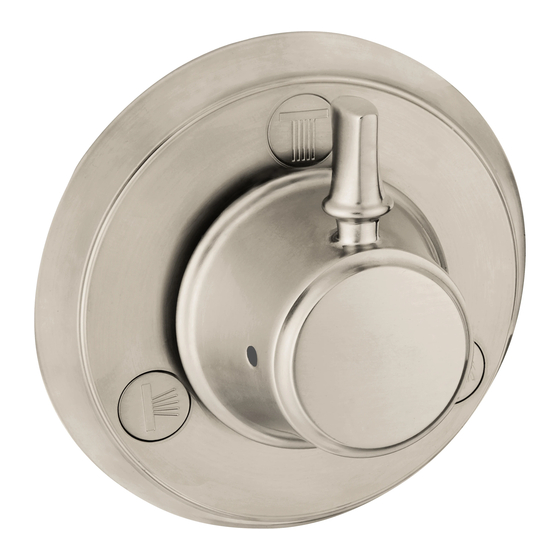 Hans Grohe 04222 0 Series Installation Instructions Manual