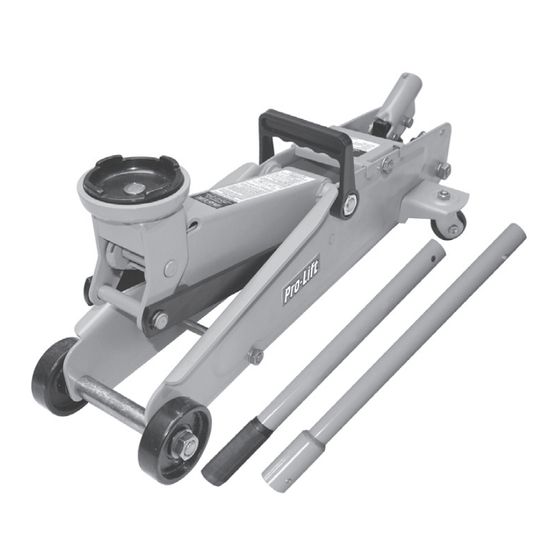 Pro-Lift F1800 Owner's Manual