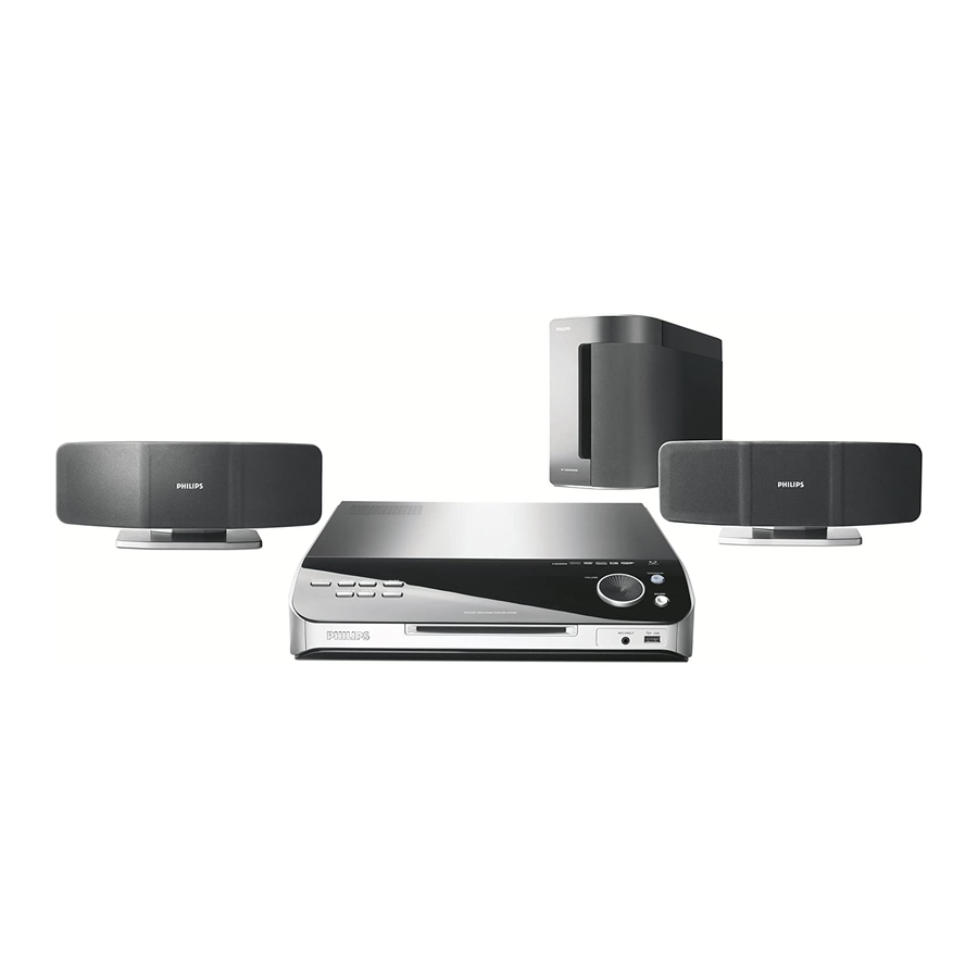 Philips HTS6500 Software Upgrade Instructions