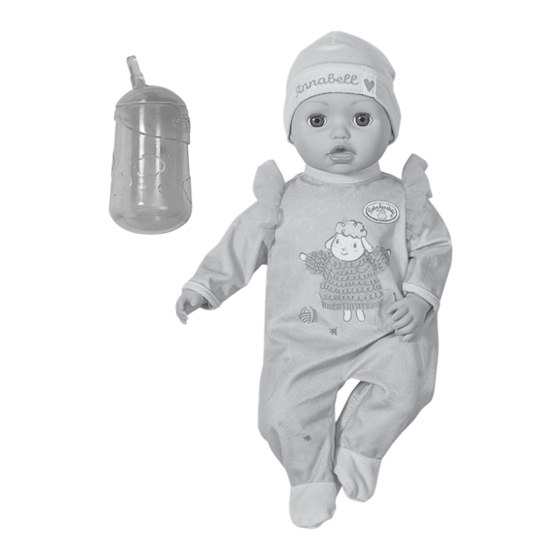 Zapf Creation Baby Annabell 706626 Manual