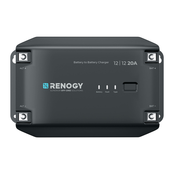 Renogy RBC20D1U Manual
