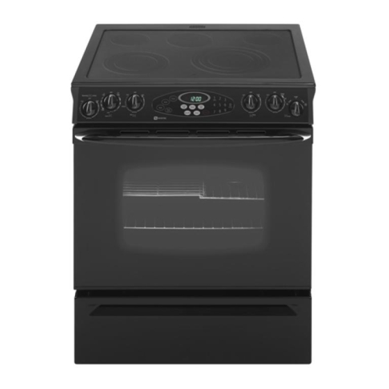 Maytag MES5775BA - 30 in. Slide-In Electric Range Use And Care Manual