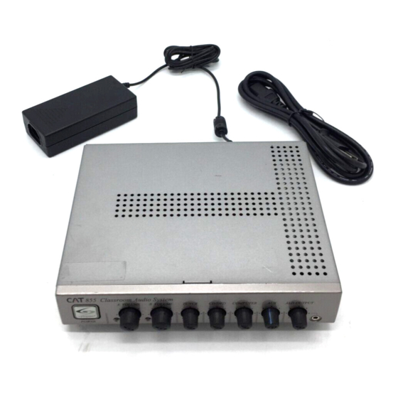 Lightspeed Cat 855 User Manual