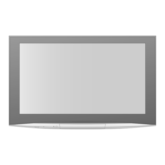 Panasonic Viera TH-58PZ850A Manuals