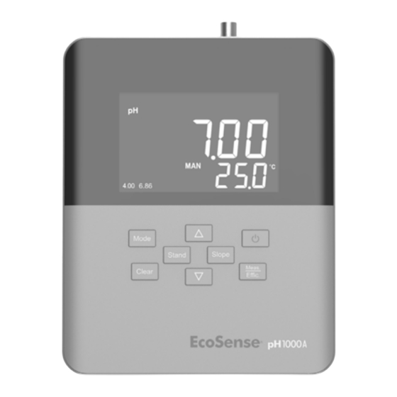 YSI EcoSense pH1000A User Manual