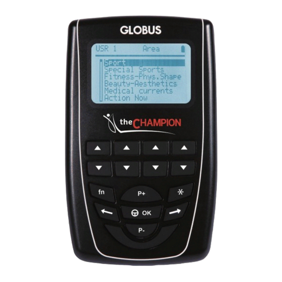 Globus Champion GL4 Manuals