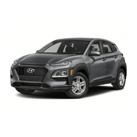 Hyundai Kona Instructions Manual