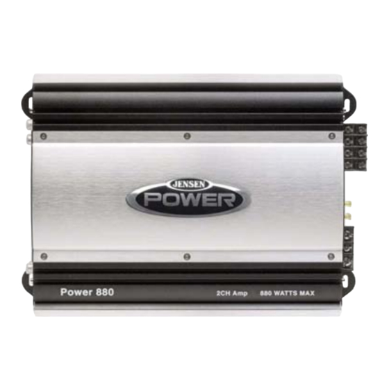 Audiovox Power 1050 Installation And Operation Manual