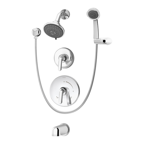 Symmons Elm Trim Series Installation & Operation Instructions