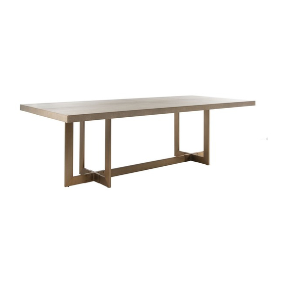 Safavieh Furniture QUINN SFV6033A Assembly