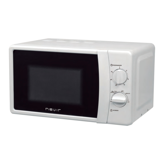 Nevir NVR-6230M Countertop Microwave Oven Manuals