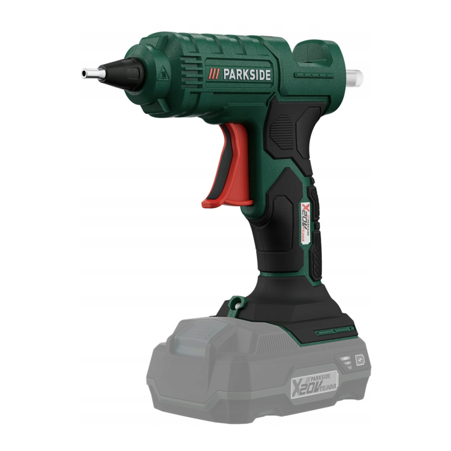 Parkside PHPA 20-Li A1 - Cordless Glue Gun 20V Manual