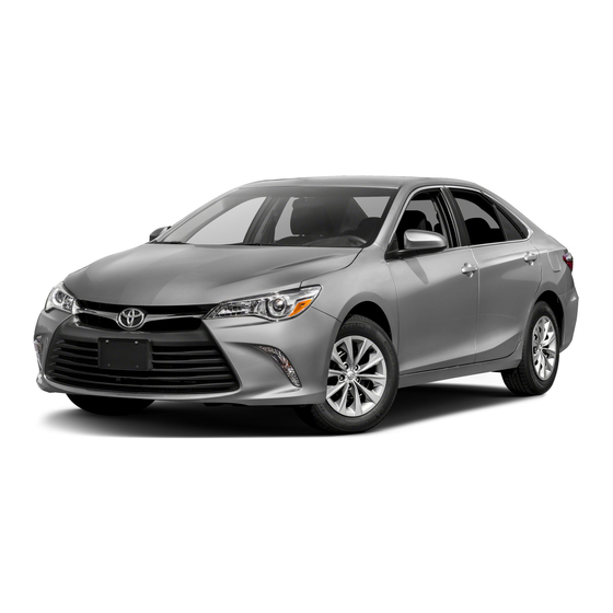Toyota CAMRY 2016 Quick Reference Manual