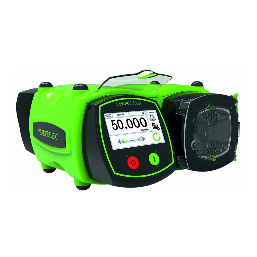 VERDER Verderflex Vantage 5000 Manual