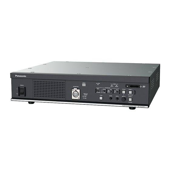 Panasonic AK-HCU250ES Operating Manual