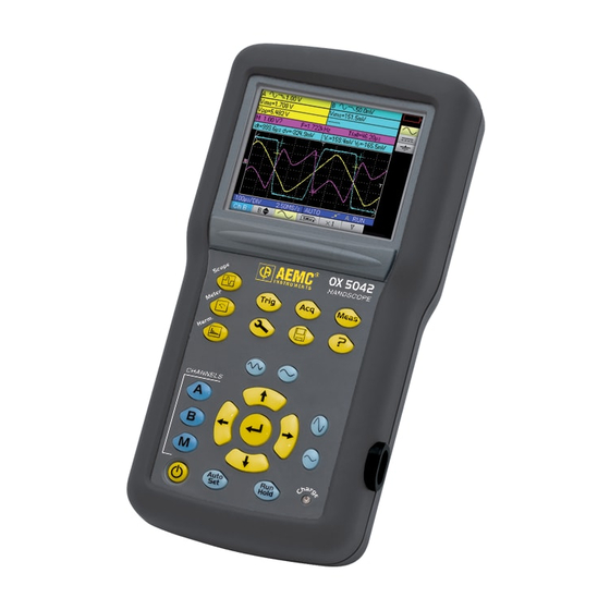 AEMC instruments OX5042 Manual