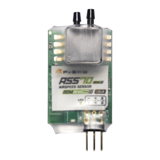 FrSky SMART PORT Airspeed ASS70 ADV Instruction Manual