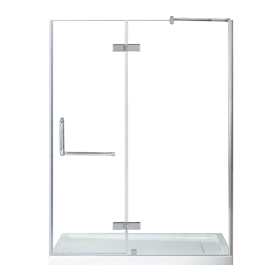 User Manuals: OVE SHELBY 60 667453 Shower Door