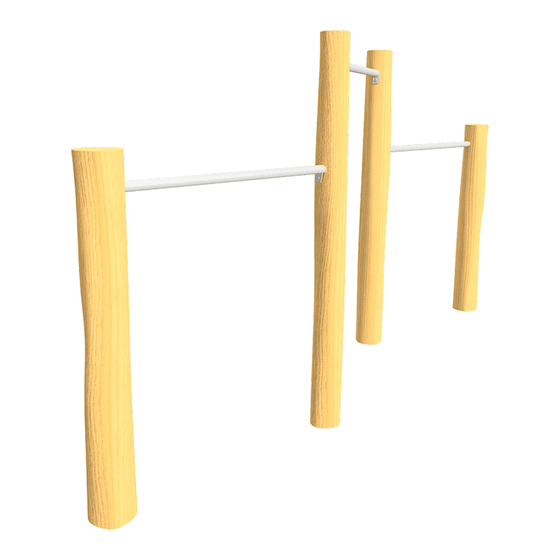 BOERPLAY Tumble bars Trio H1.50-1.10-1.10 Manual