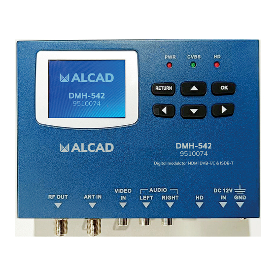 Alcad DMH-542 Installation Manual