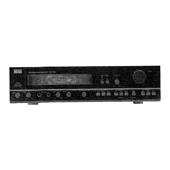 Sansui RA-1000 Operating Instructions Manual