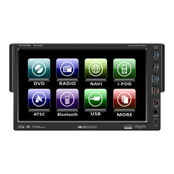 Soundstream VIR-7022 User Manual