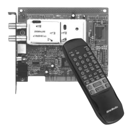 Avermedia TVPhone98 Installation Manual