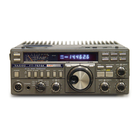 Yaesu FT-757GX Operating Manual