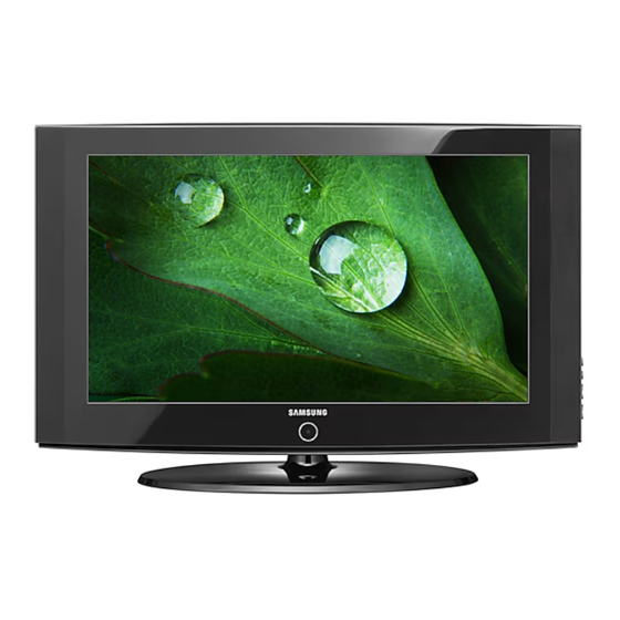 Samsung LA32A330J1N Quick Start Manual