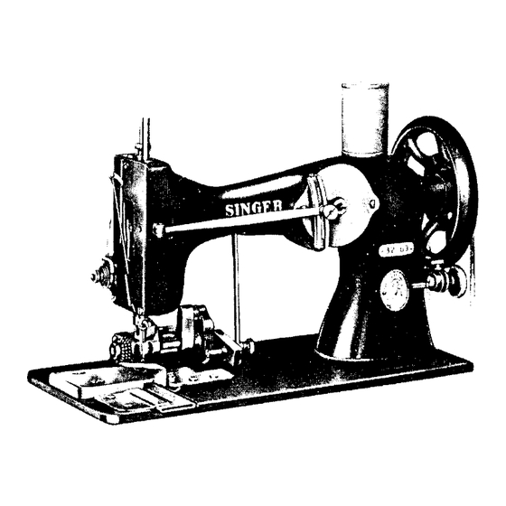 Singer 32-63 Parts List