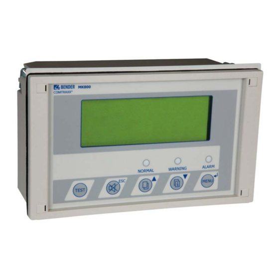 Bender COMTRAXX MK800 Manual