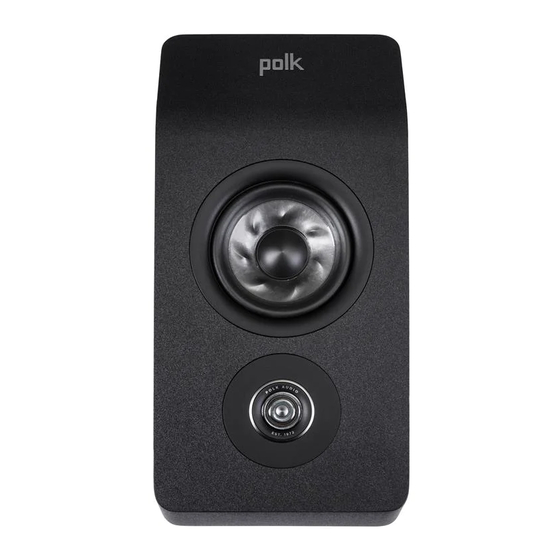 Polk Mono RESERVE Series Speaker System Manuals