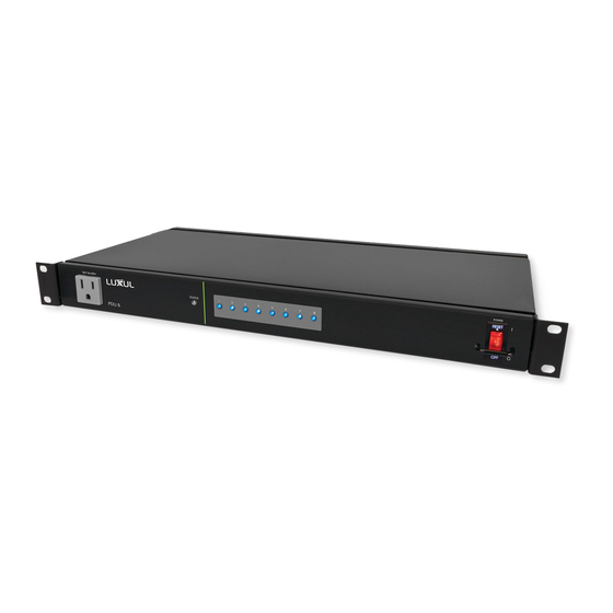 Luxul PDU 8 Manuals